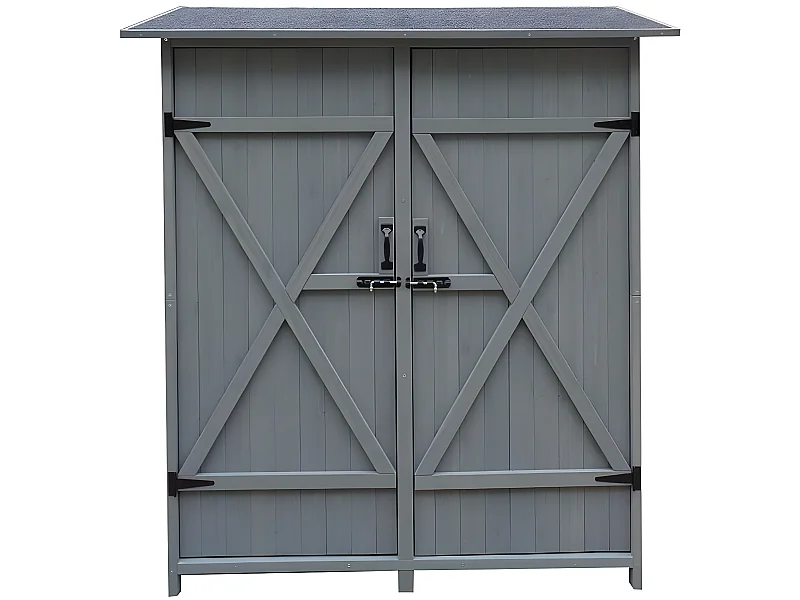 Armoire de jardin "Espacio" - 140 x 49 x 162 cm - Anthracite