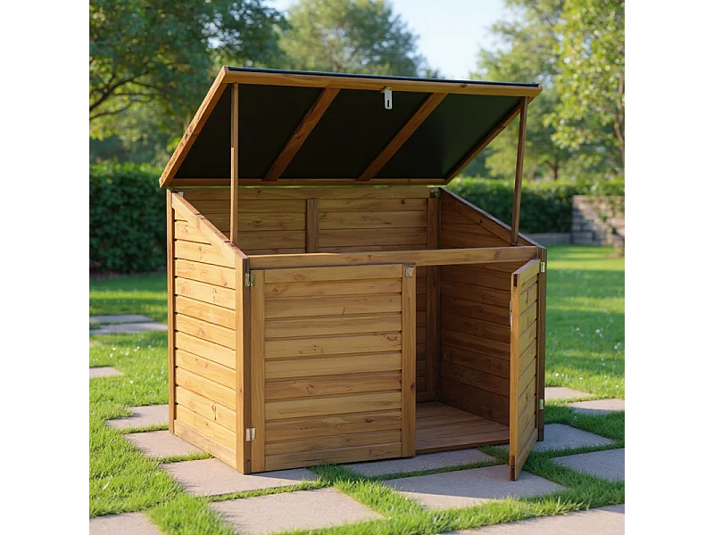 Cassa da giardino in legno - TROCADERO 1200L