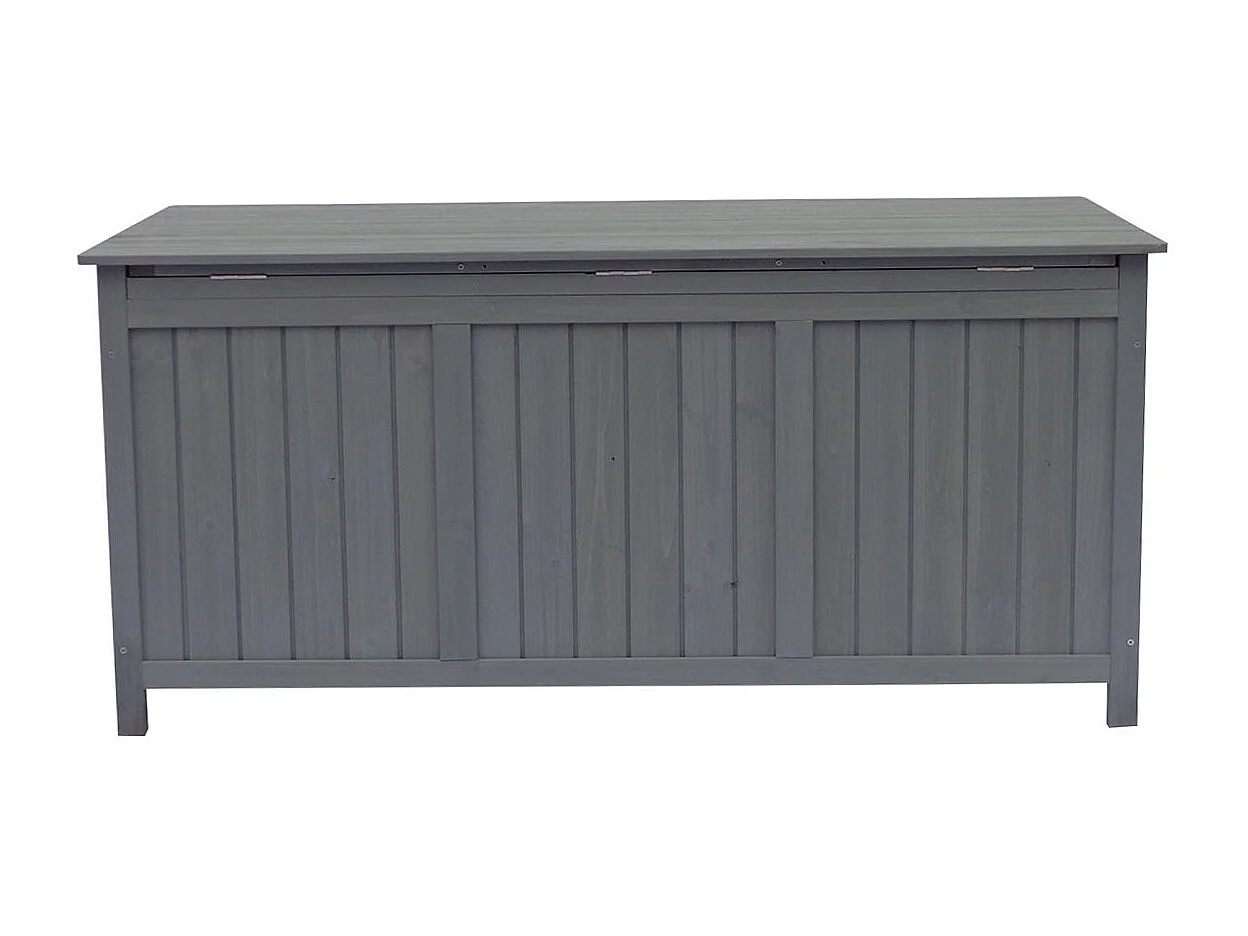 Opbergbox houten tuinkist "Macao" - 130 x 64 x 60 cm - Antraciet