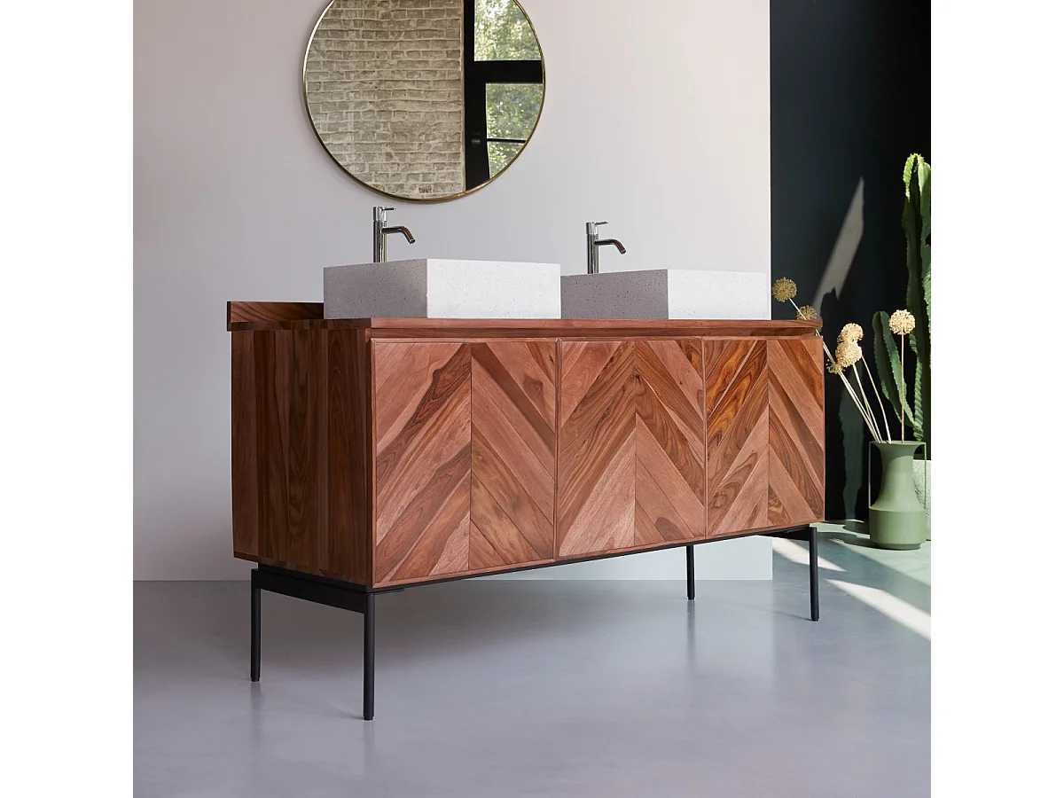 Badezimmermöbel aus Palisanderholz 155 Ismaël