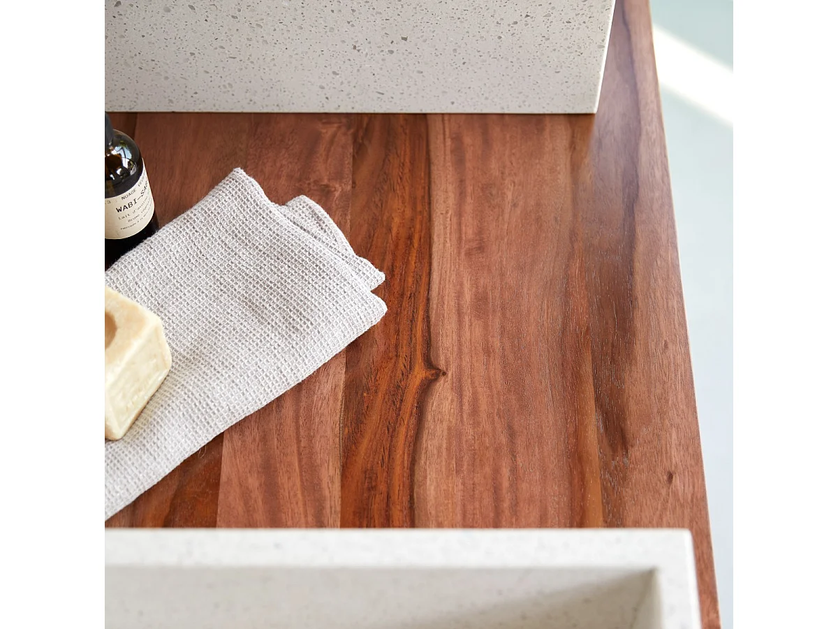 Badezimmermöbel aus Palisanderholz 155 Ismaël