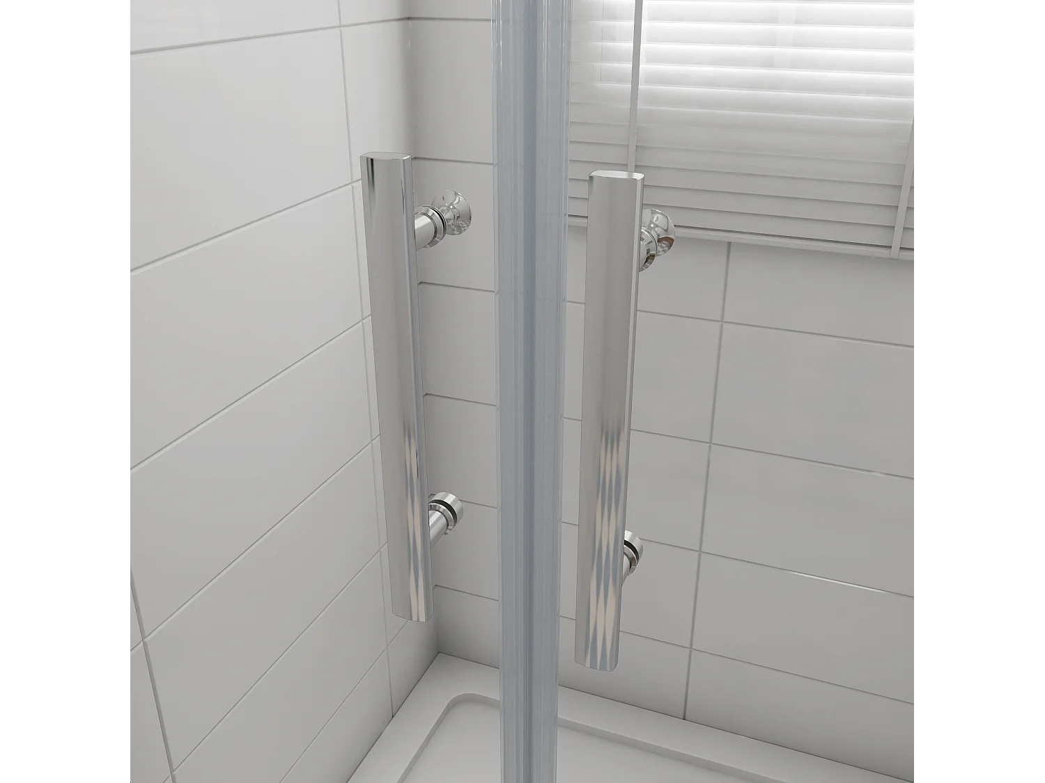 95x195cm Duschtür Nano ESG Milchglas Drehtür Glastür Duschkabine