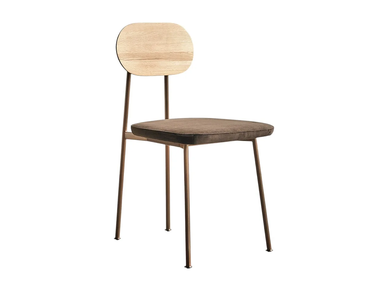 Stuhl aus Eichenholz Yutapi brown