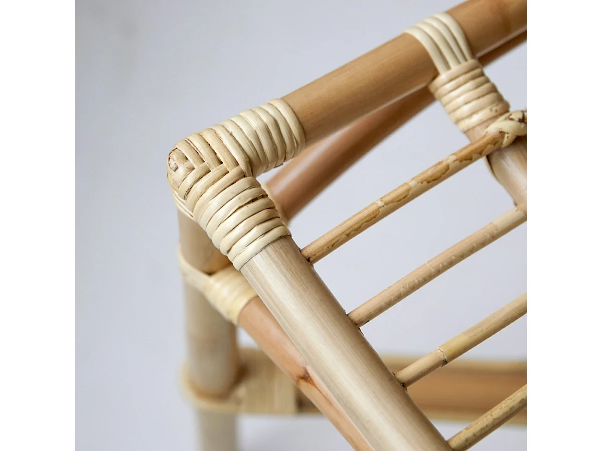 Stuhl Zélie aus Rattangeflecht