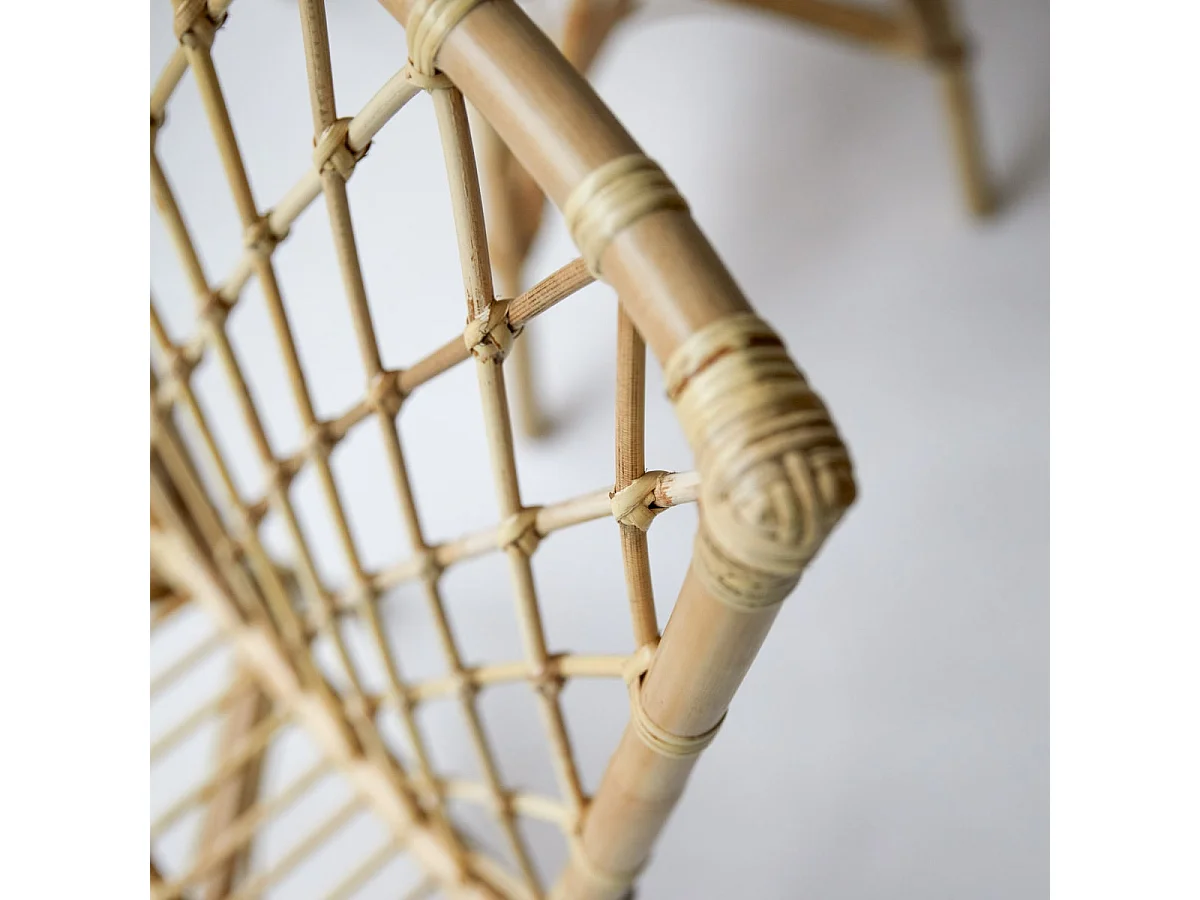 Stuhl Zélie aus Rattangeflecht