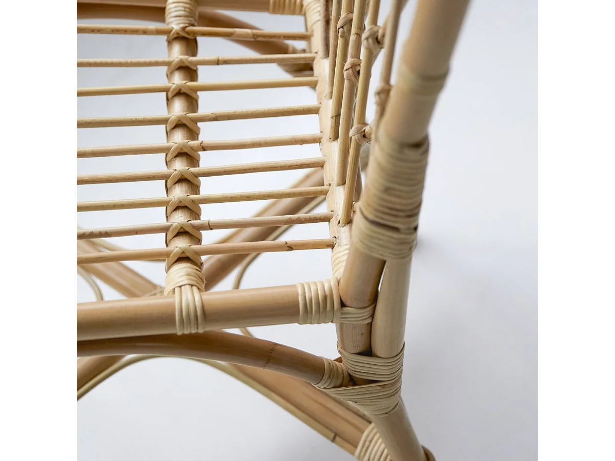 Stuhl Zélie aus Rattangeflecht