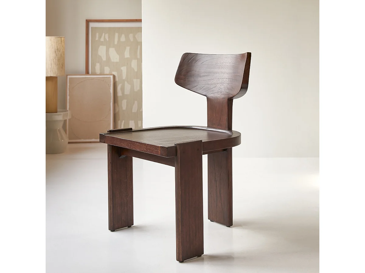 Chaise en bois de mindi Iko