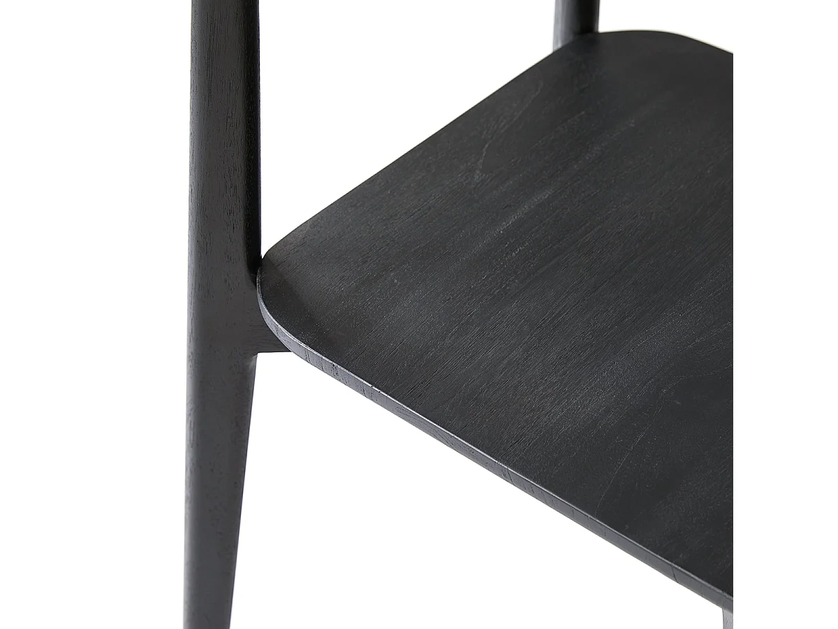 Chaise en acajou massif black Jonàk