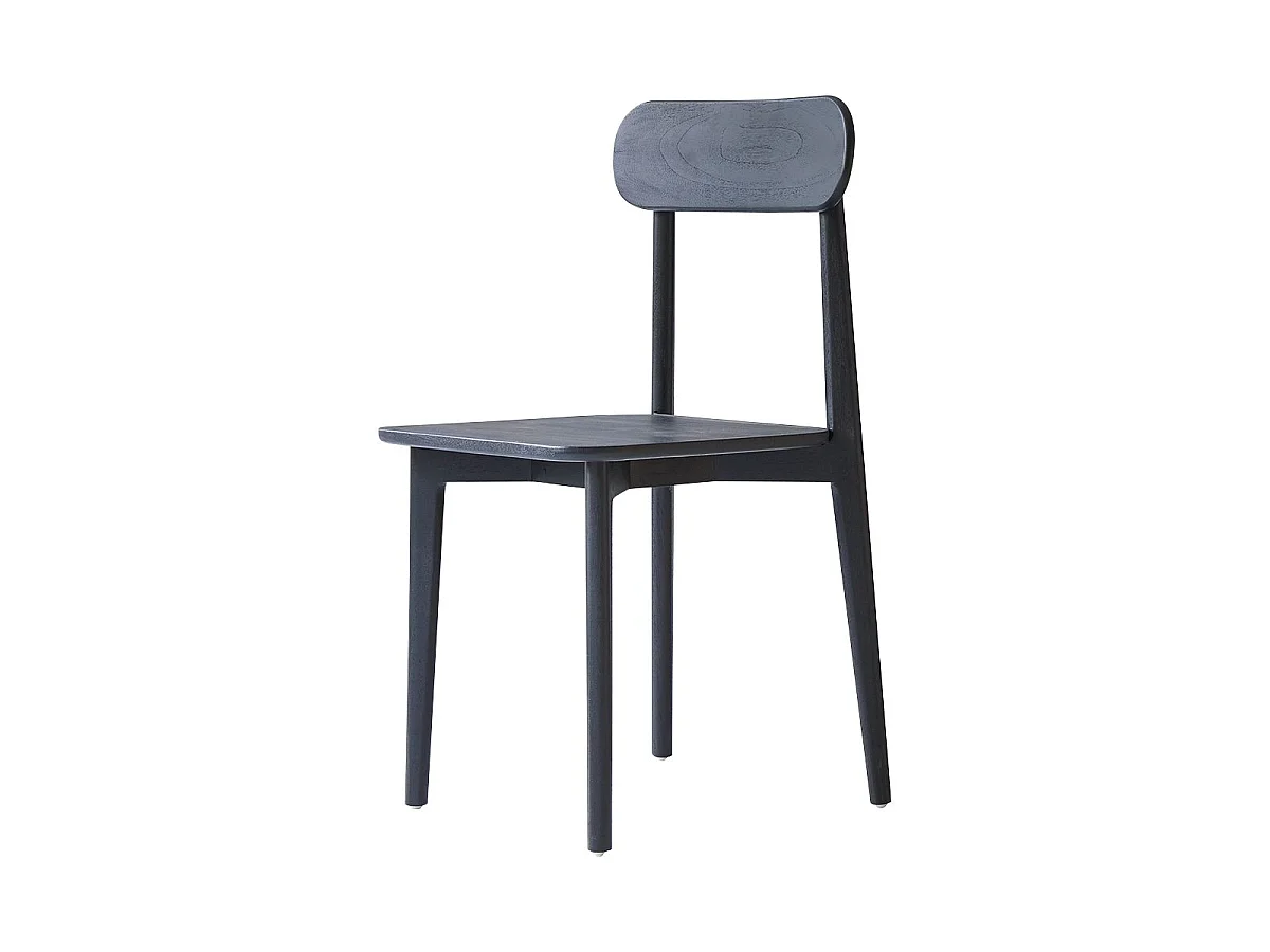 Chaise en acajou massif black Jonàk