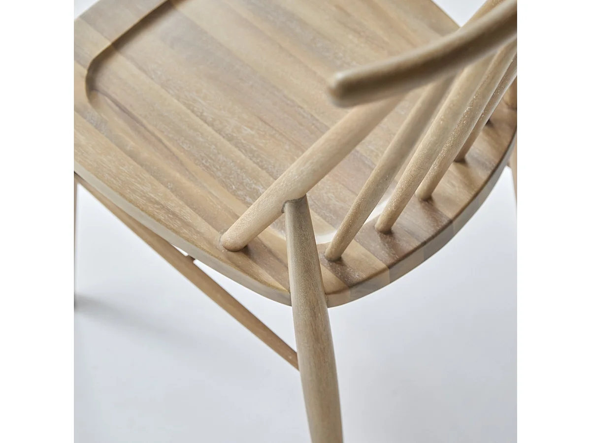 Chaise en acacia massif Léa