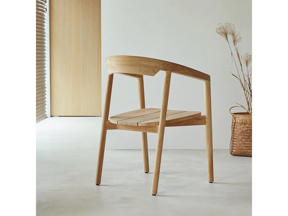 Sedia in legno di teak massello Francia