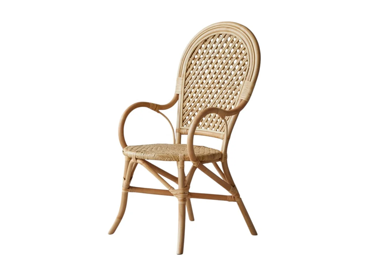 Fauteuil en tiges de rotin Marius