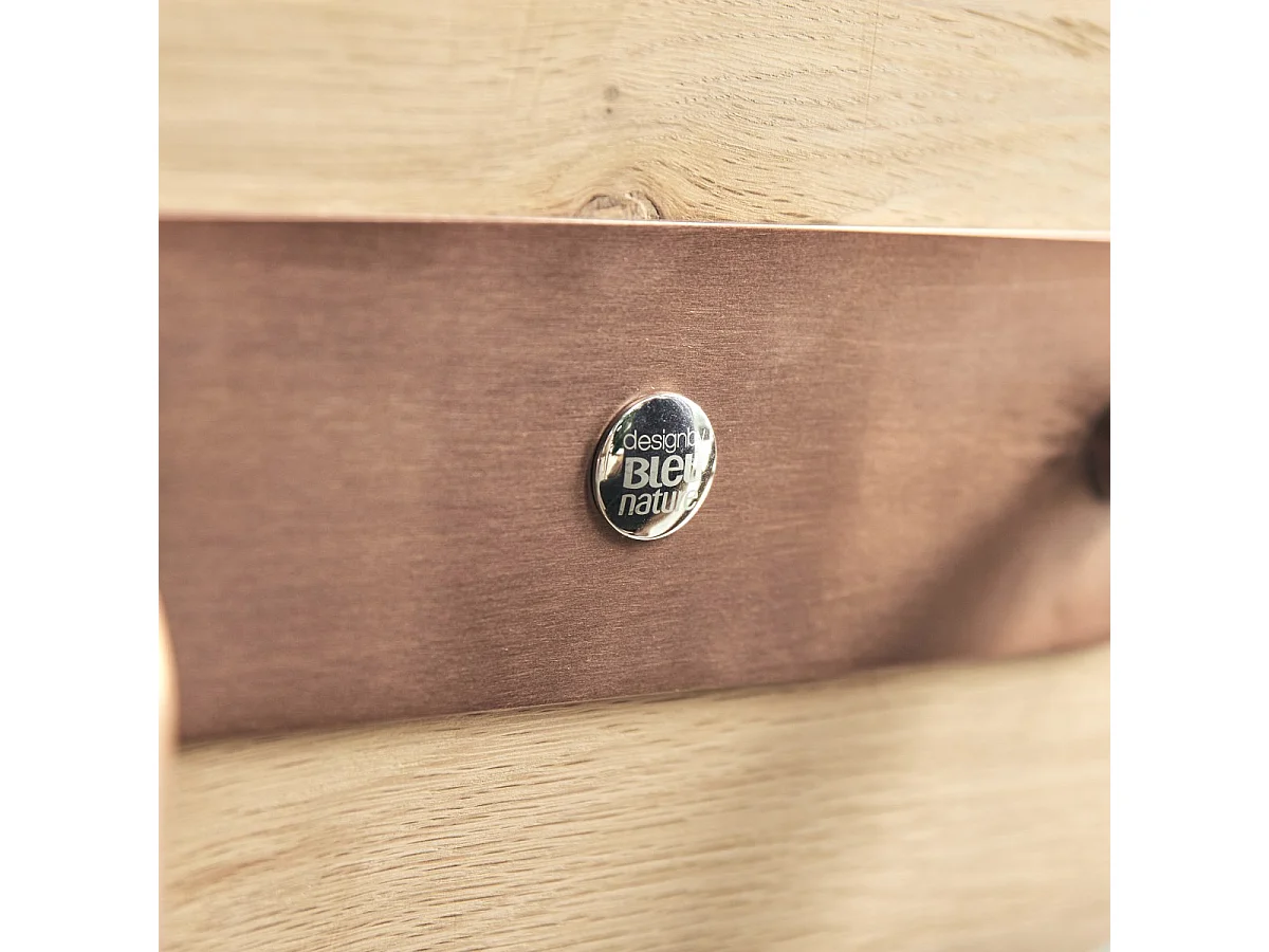 Sedia Yutapi kaki in legno di quercia