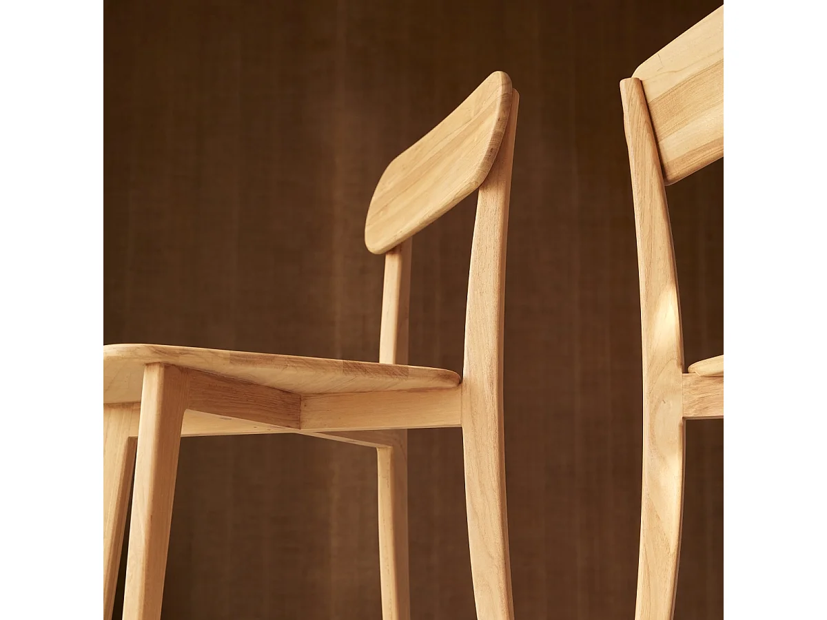 Sedia in legno di teak Abel