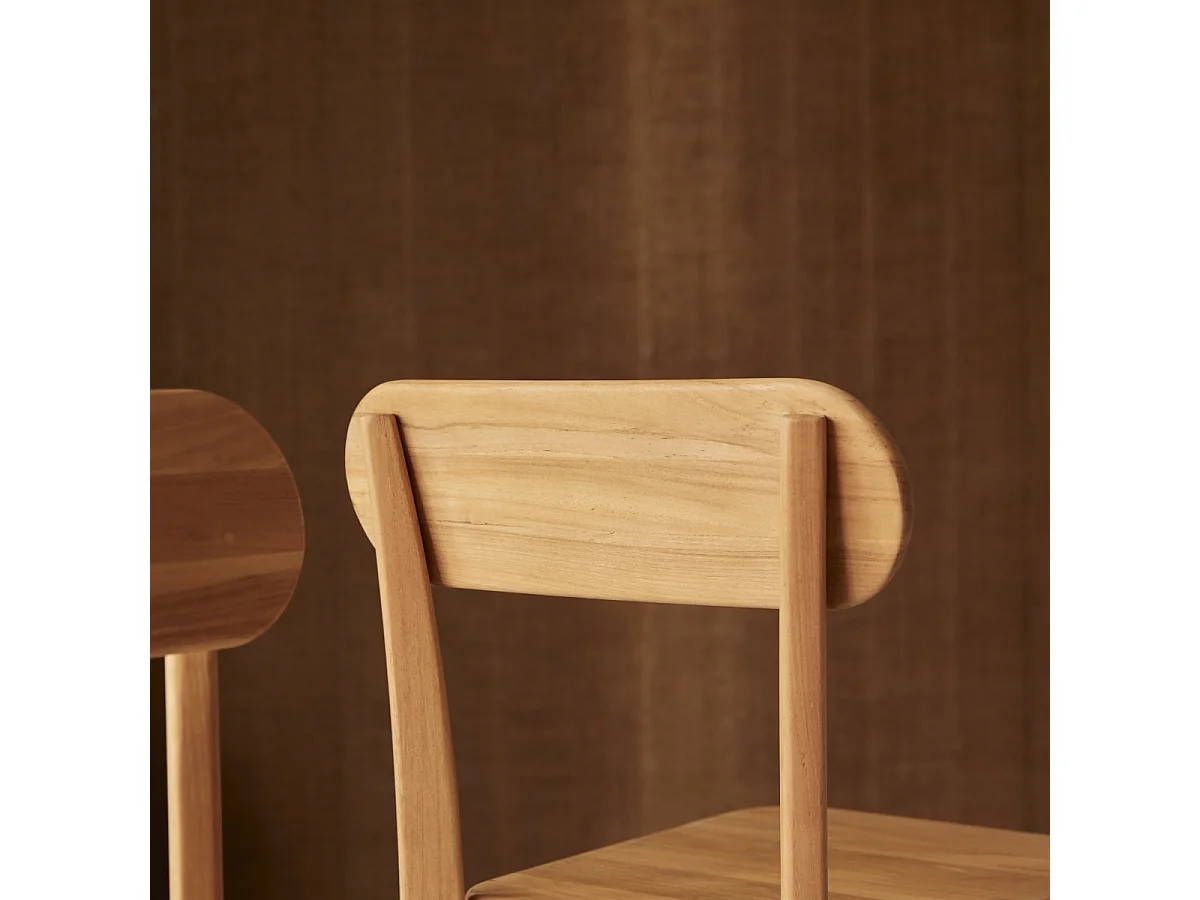 Sedia in legno di teak Abel