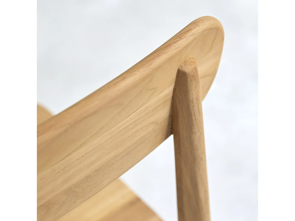 Sedia Teak Tek teck legno massello arredo soggiorno sala pranzo artigianale