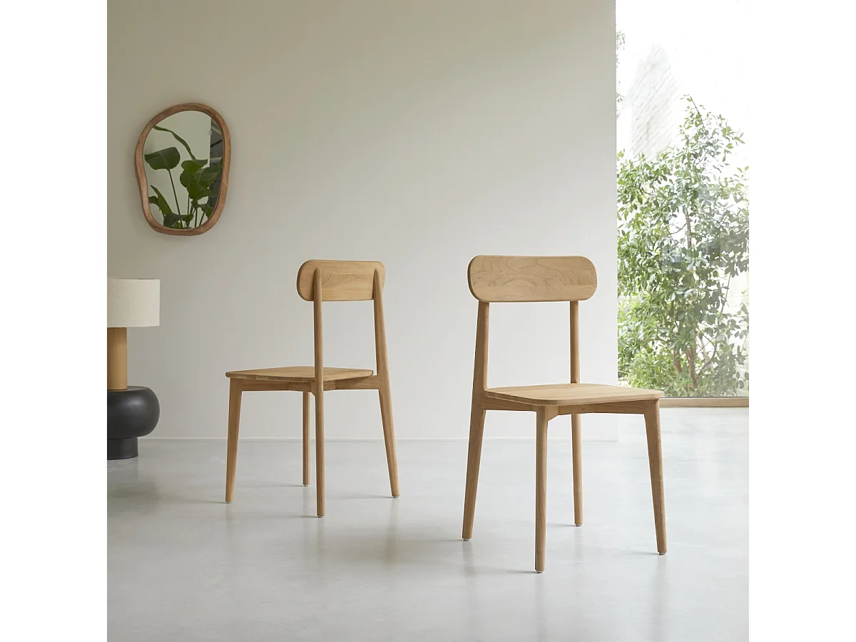 Sedia Teak Tek teck legno massello arredo soggiorno sala pranzo artigianale