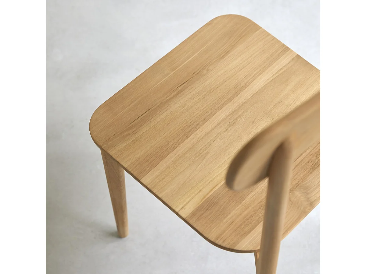 Chaise en bois de teck Jonàk