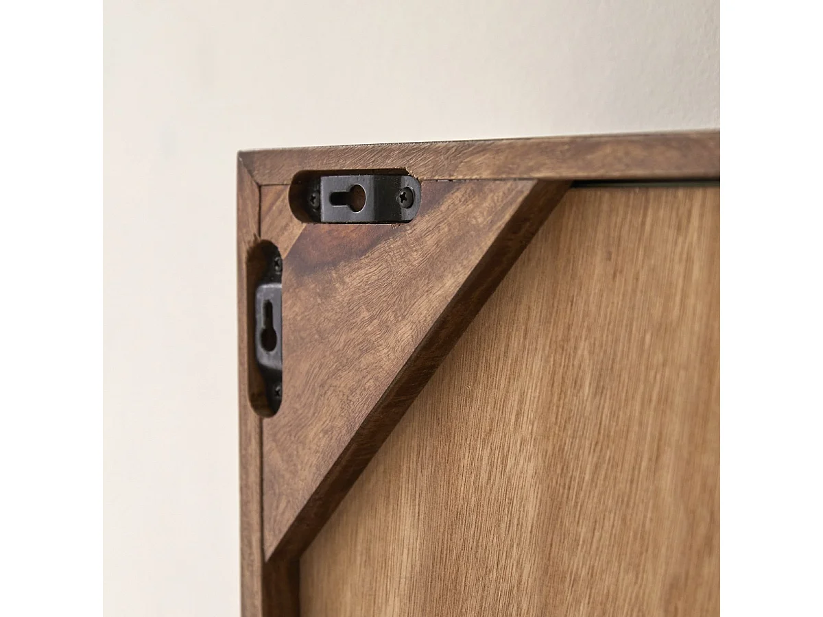 Specchio in legno di palissandro Easy 70x45