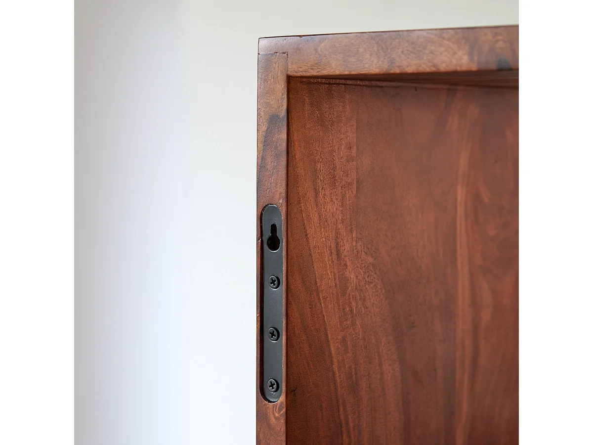 Wandregal aus Palisanderholz Hochregal Sheesham Kwarto