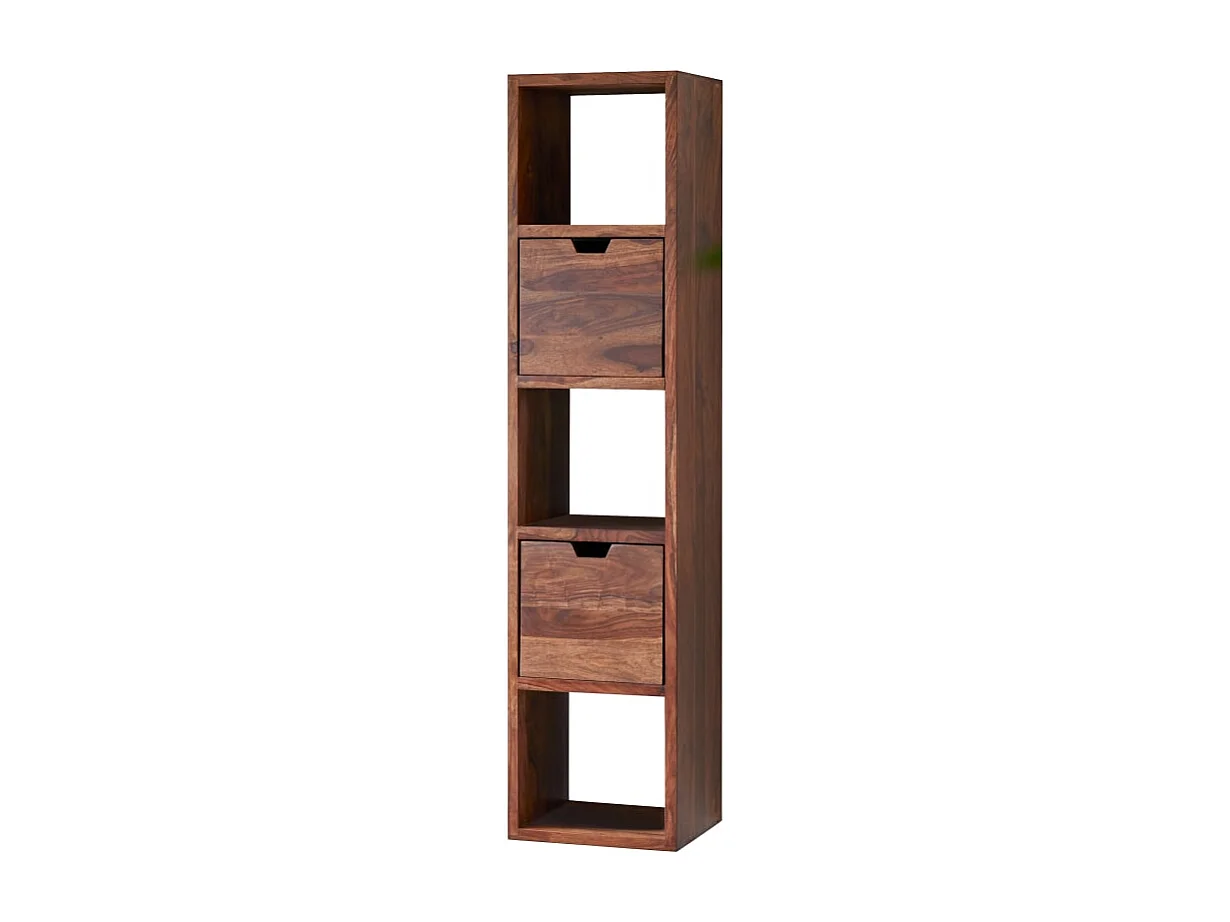 Wandregal aus Palisanderholz Hochregal Sheesham Kwarto