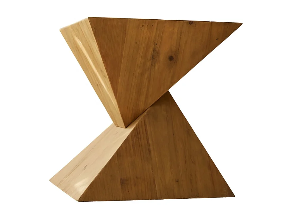 Pio – Beistelltisch aus recyceltem Kiefernmassivholz