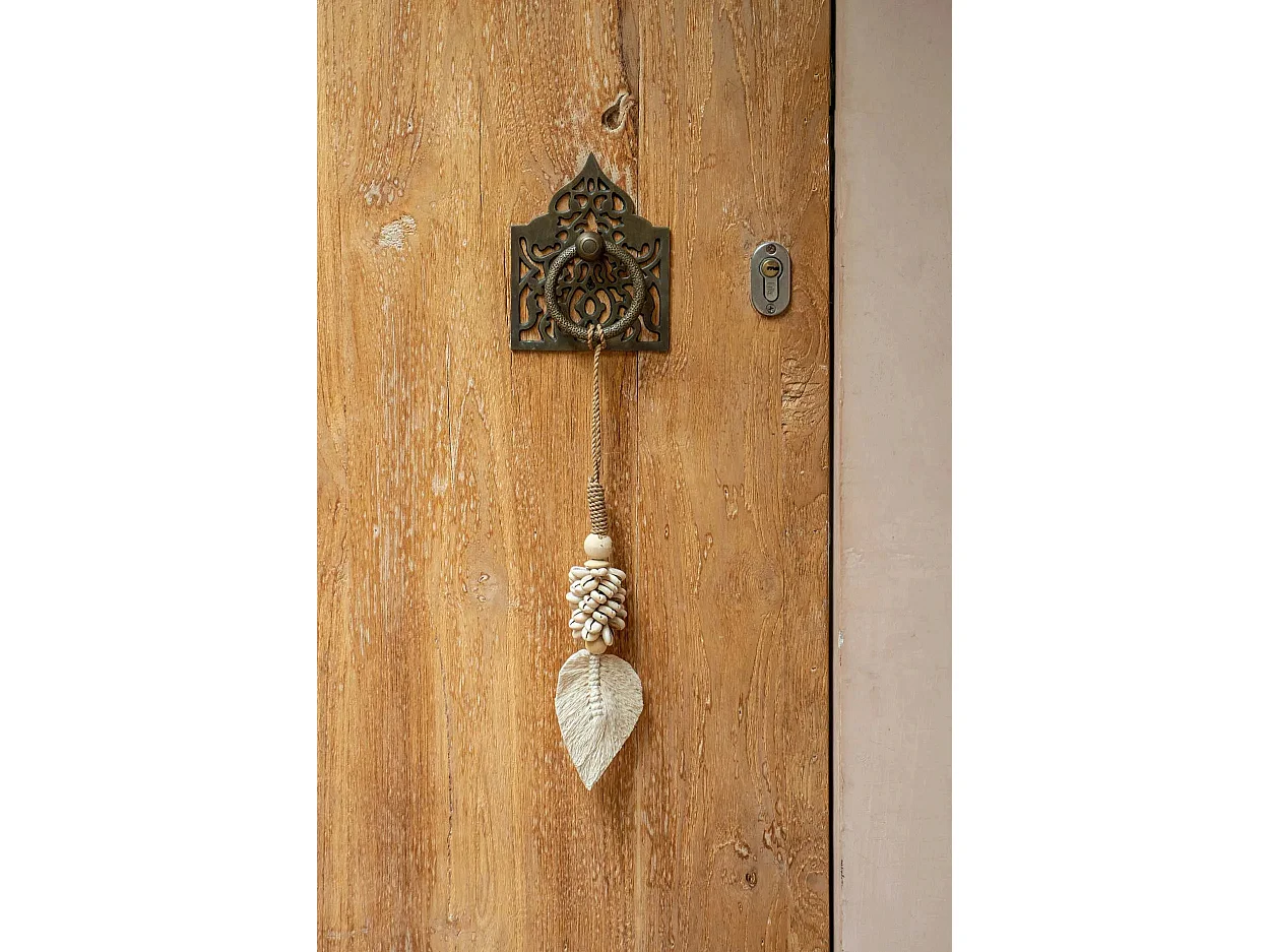 Die Leaf & Shell Quaste - Weiß