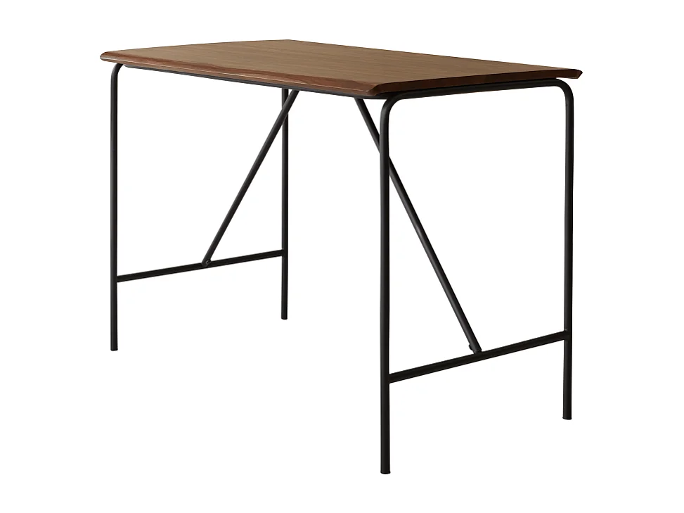 Tavolo alto in legno di palissandro e metallo 140 x 85 Talia