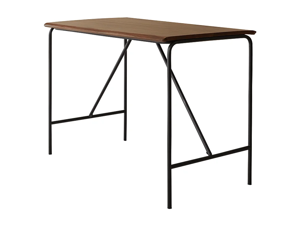 Hoher Tisch aus Metall und Palisanderholz 140 × 85 Talia