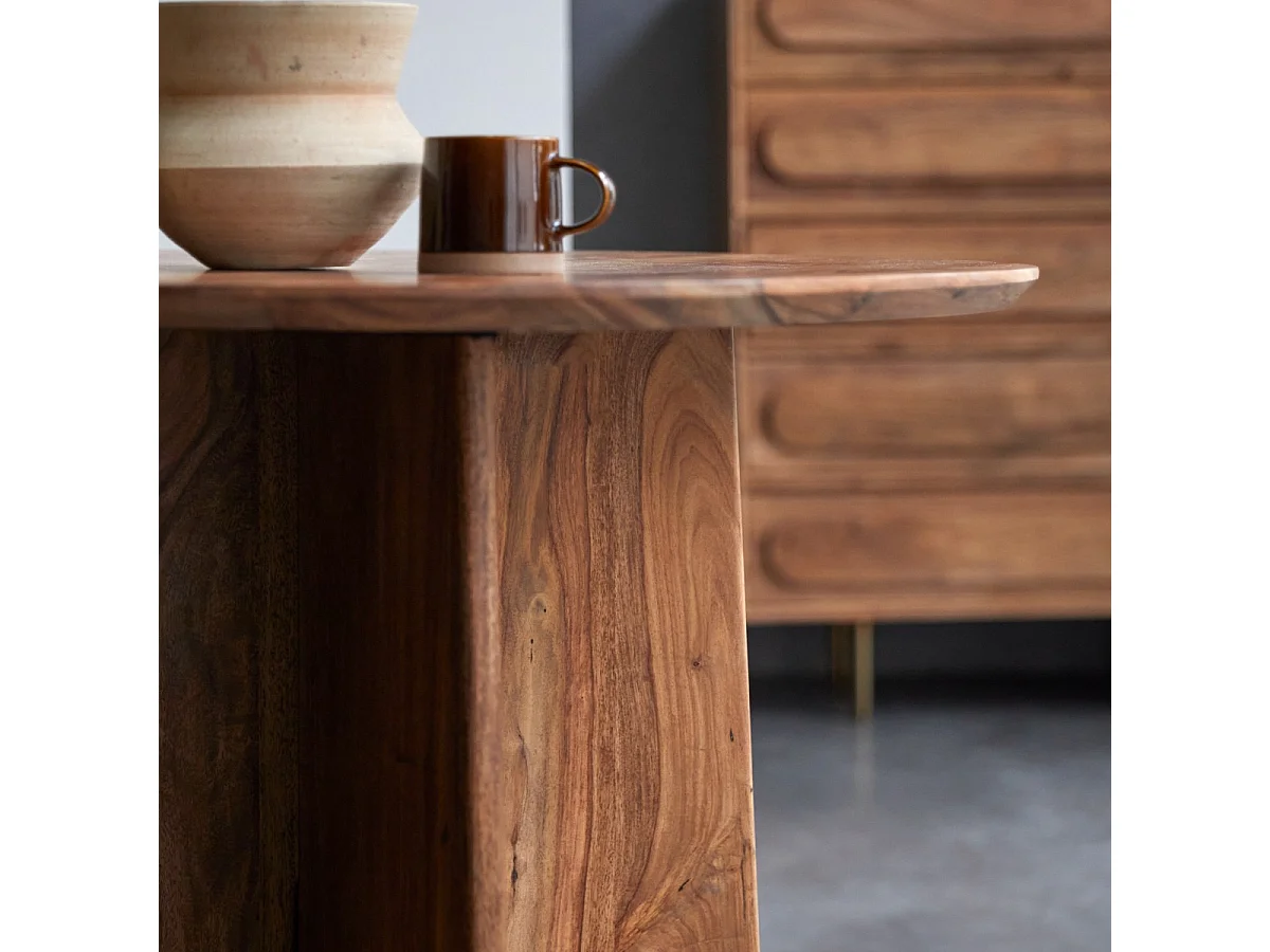 Tavolo in legno di palissandro 91 Anja