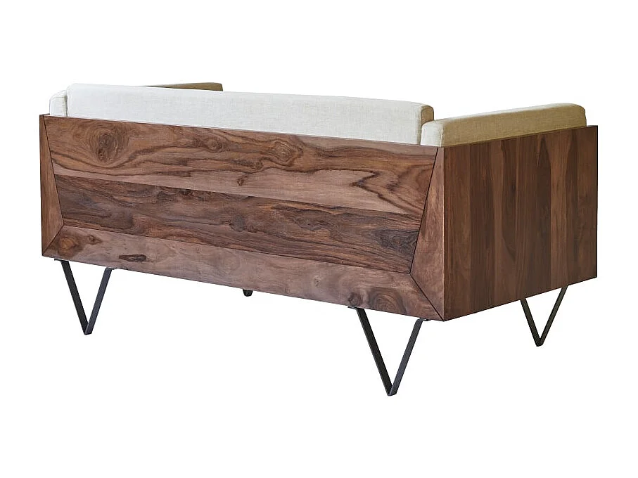 Sofa Metric aus Palisanderholz, 2-Sitzer