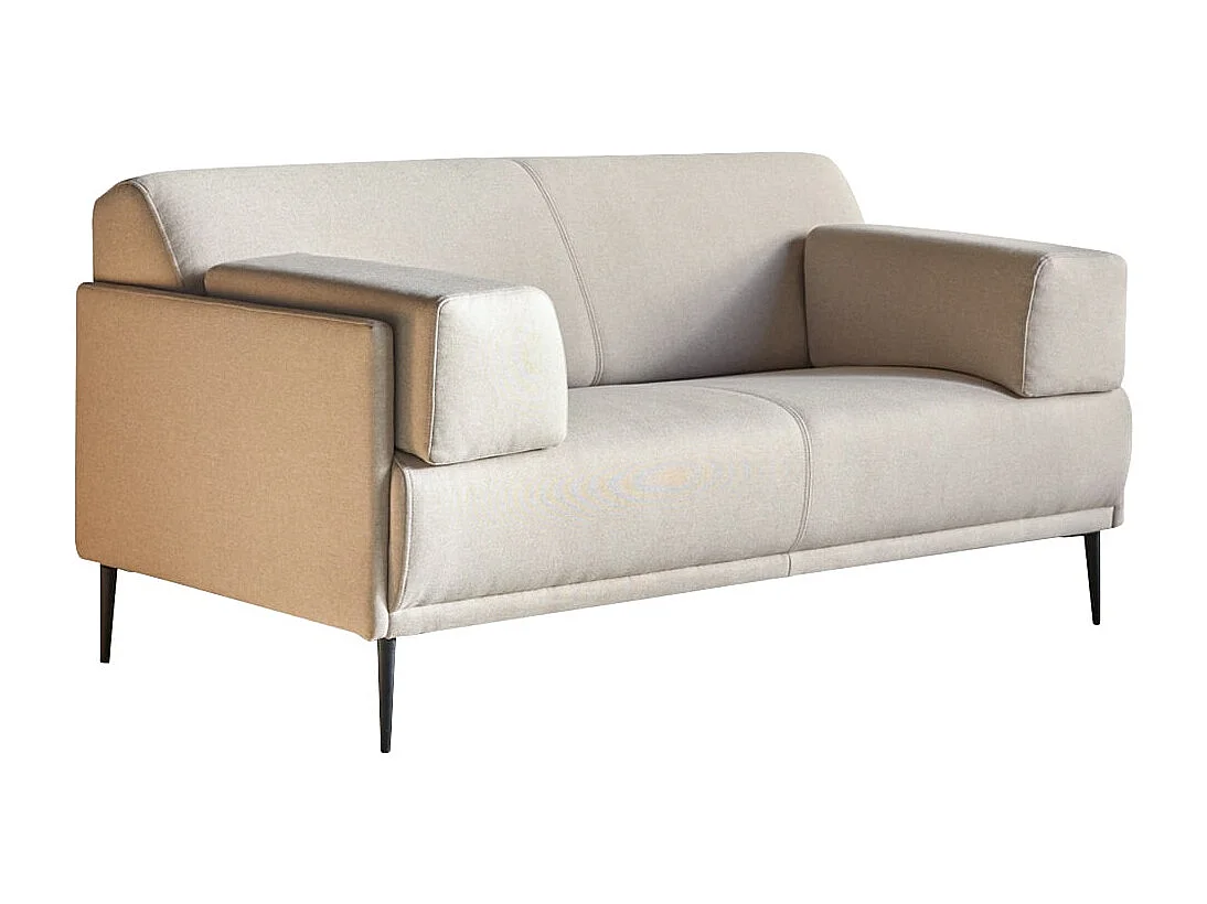 Divano in tessuto écru da 2-3 posti Finn, 2 posti