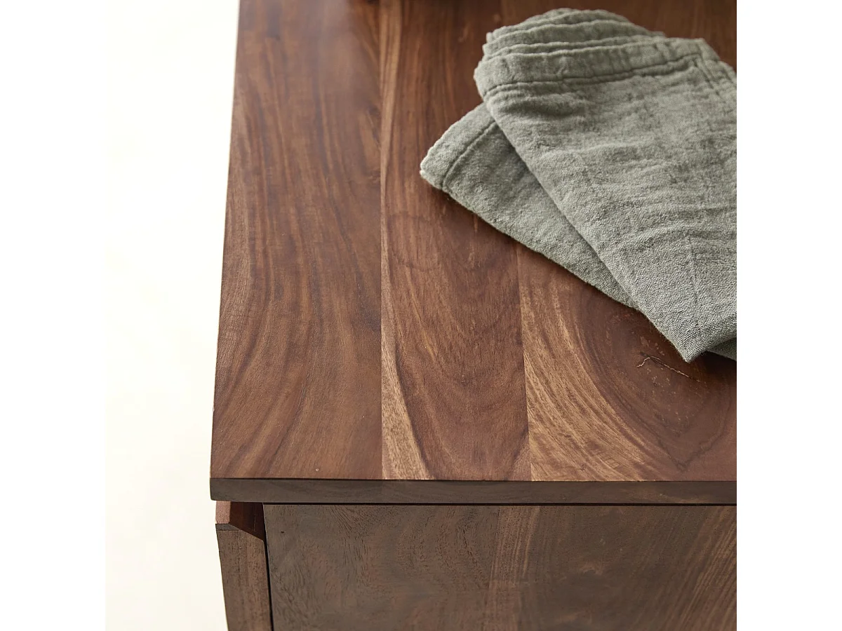 Aufbewahrungsmöbel Ismaël aus massivem Palisanderholz, 80 cm