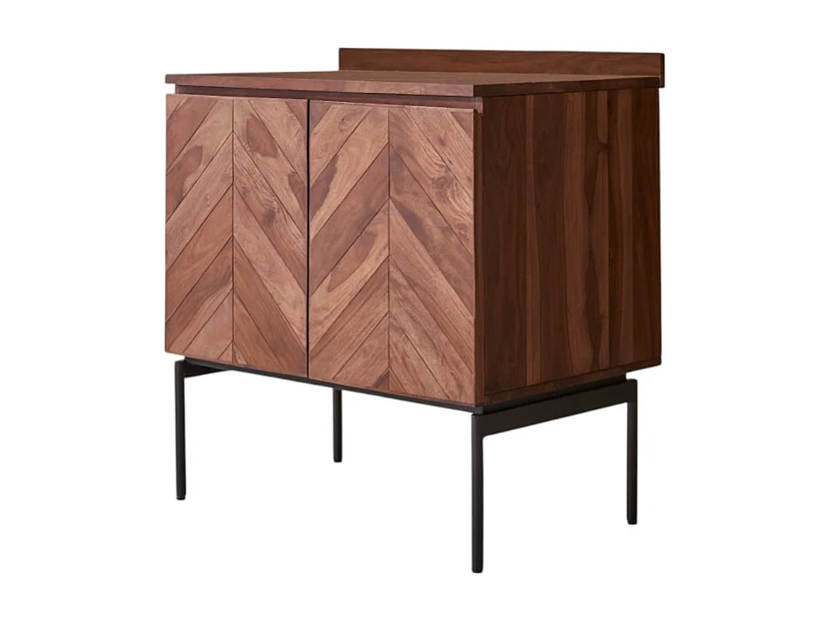 Aufbewahrungsmöbel Ismaël aus massivem Palisanderholz, 80 cm