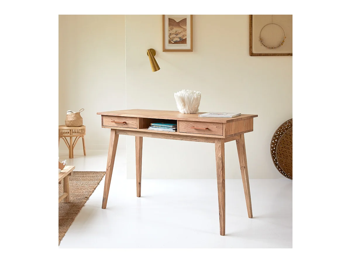 Bureau enfant en bois d'acacia Oslo