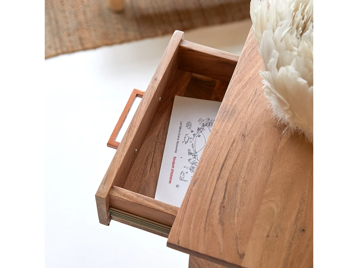 Bureau enfant en bois d'acacia Oslo