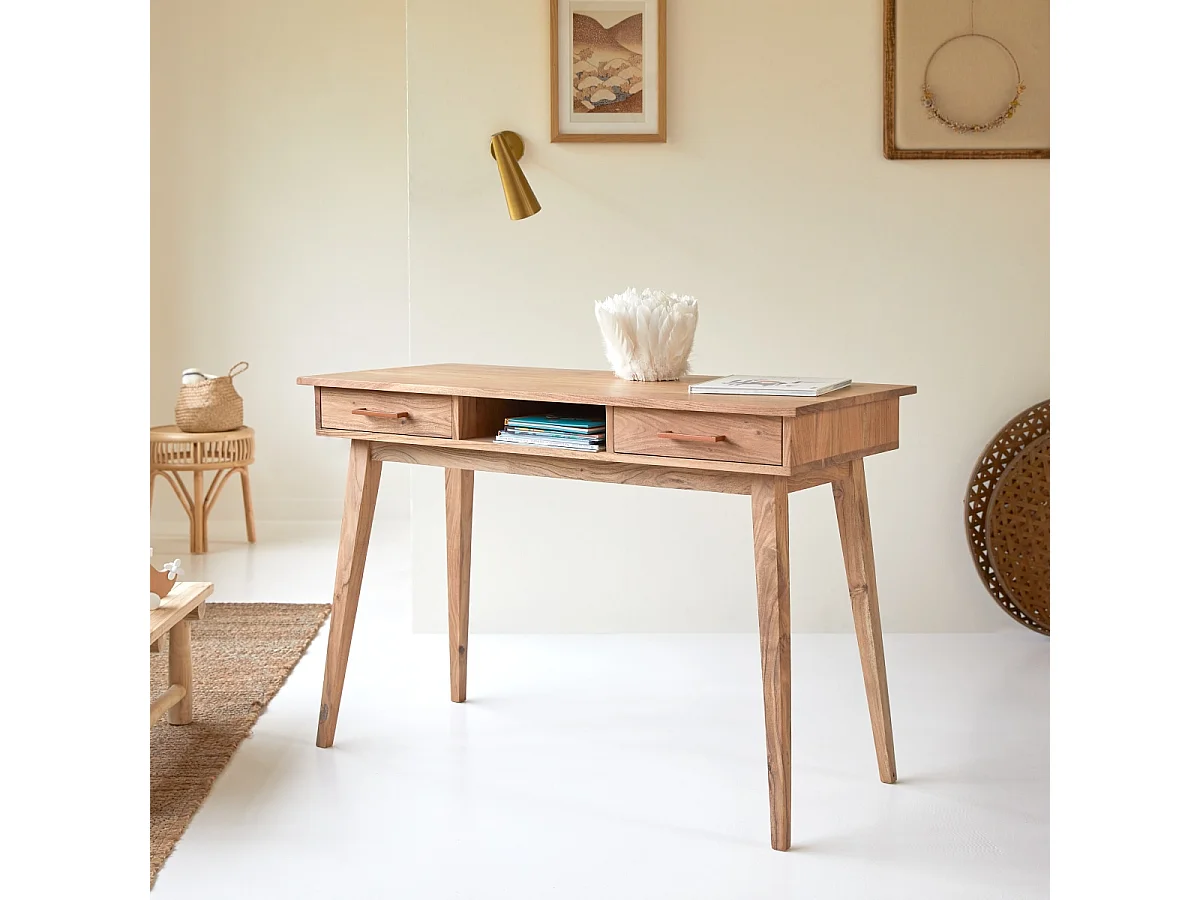 Bureau enfant en bois d'acacia Oslo