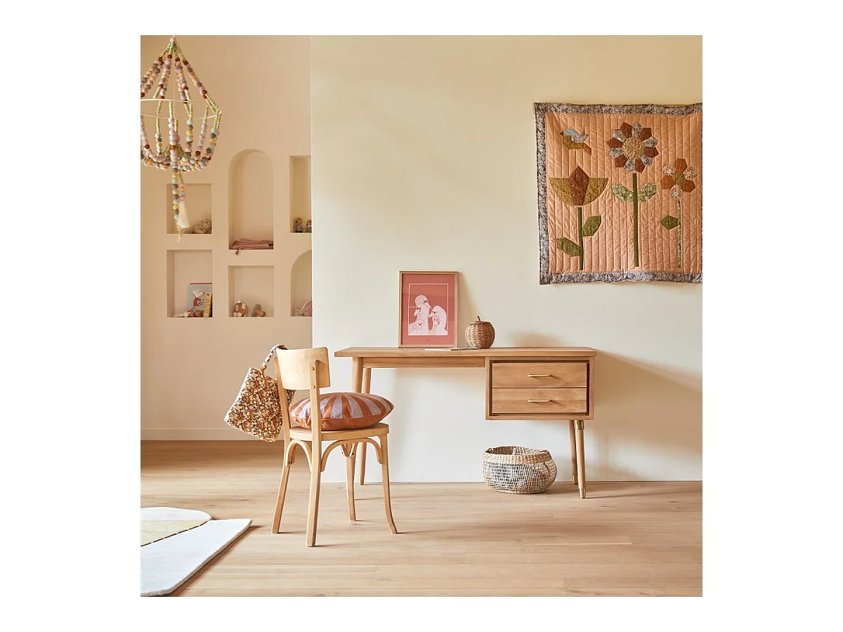 Bureau enfant en bois de teck Kort