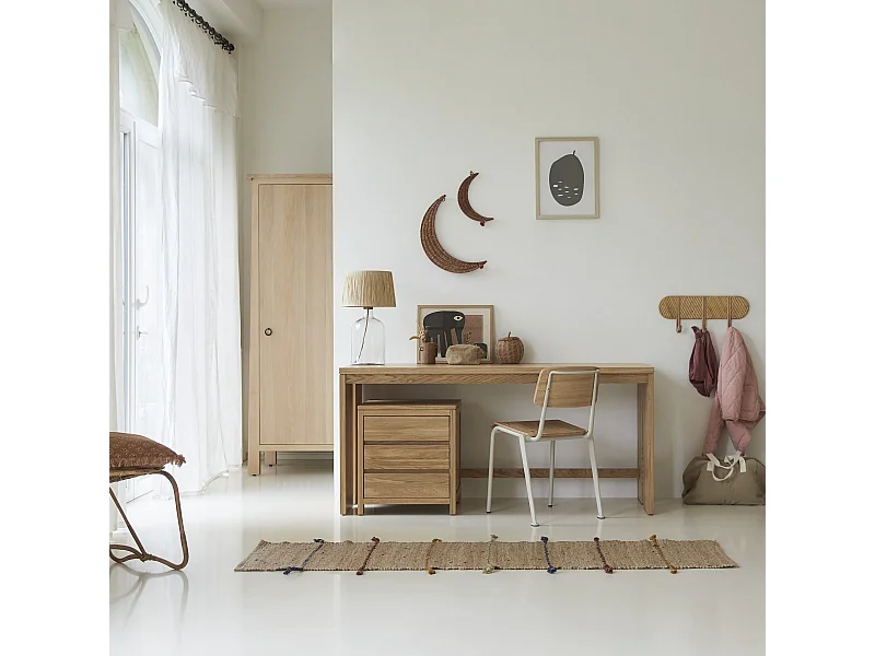 Bureau enfant en bois de chêne 160 Eden
