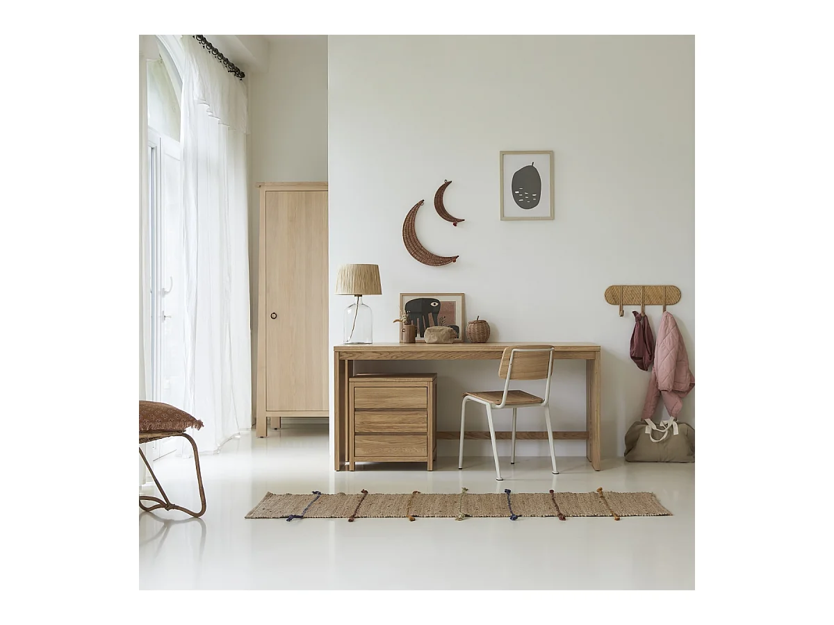 Bureau enfant en bois de chêne 160 Eden