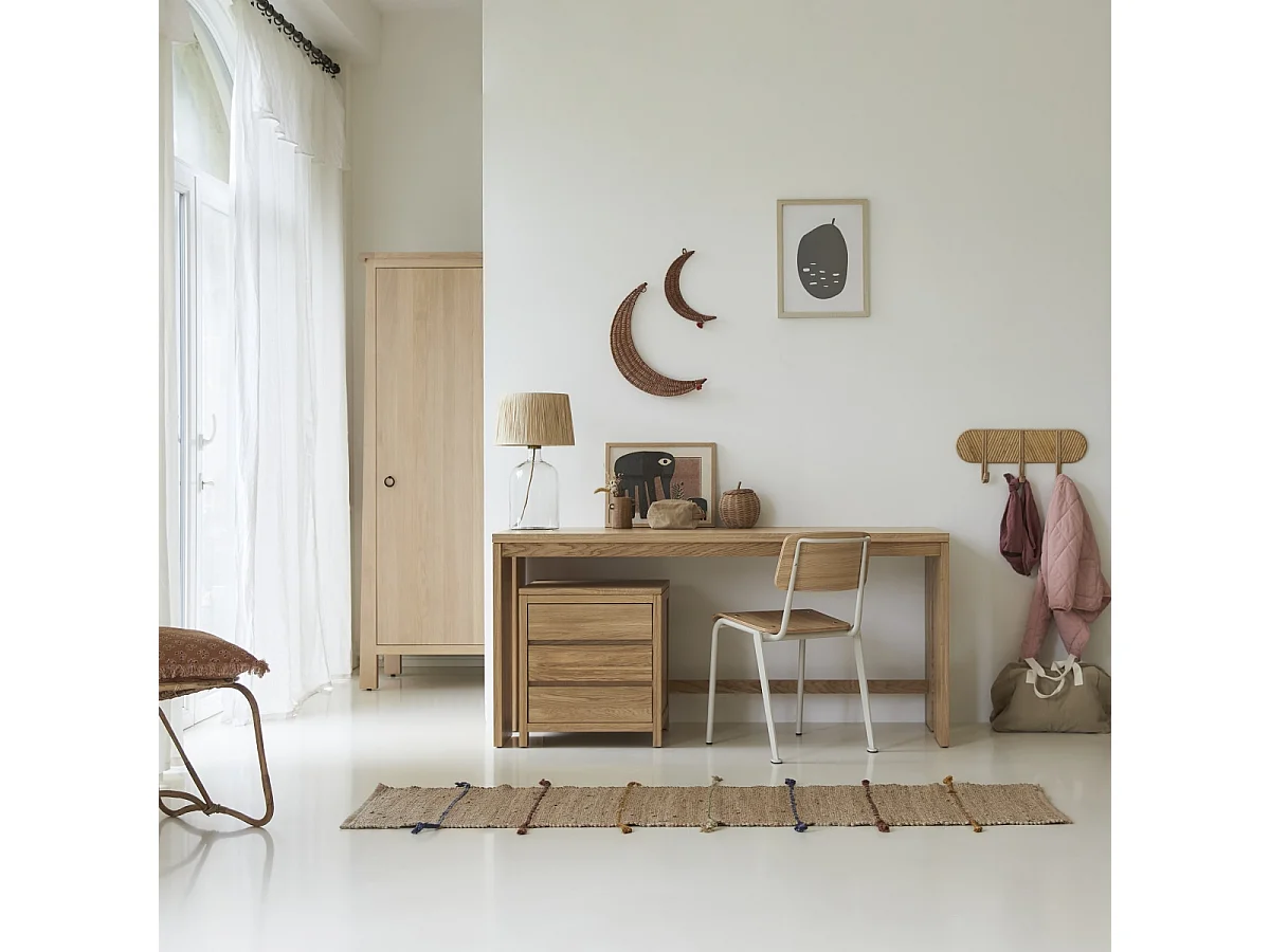 Kinderschreibtisch Eden aus Eichenholz 160