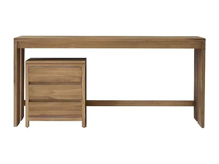 Kinderschreibtisch aus Teakholz 160 Eden