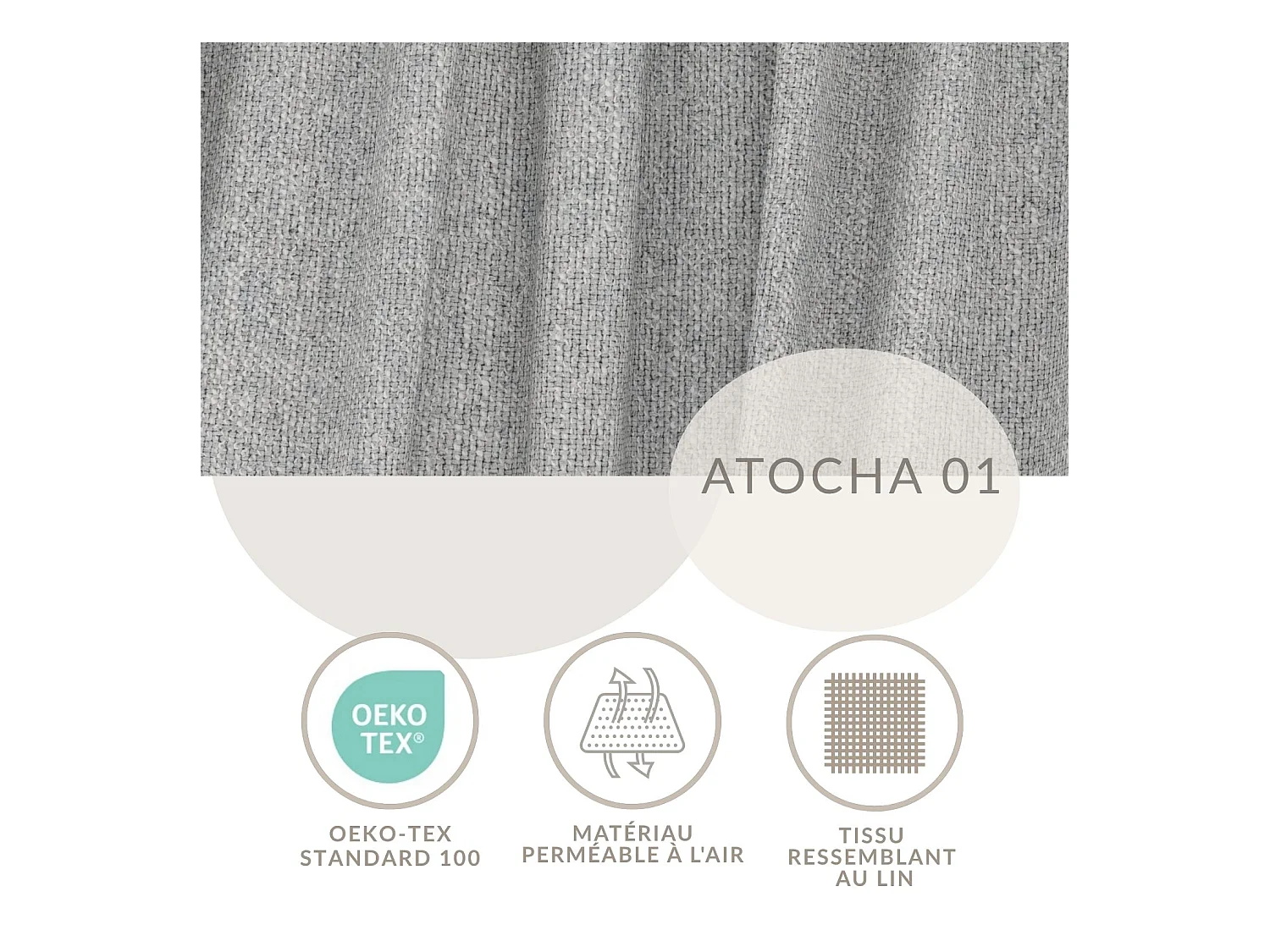 Canapé d'angle gauche avec fonction lit en tissu tressé beige gris TONGA