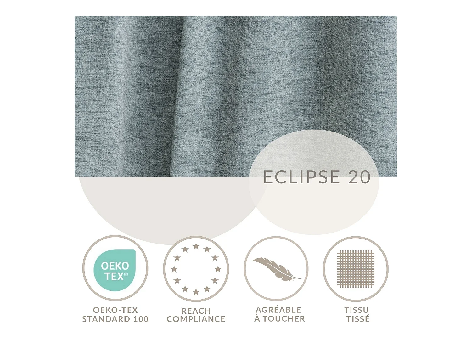 Canapé d'angle gauche avec fonction lit en tissu chenille bleu clair VELTO