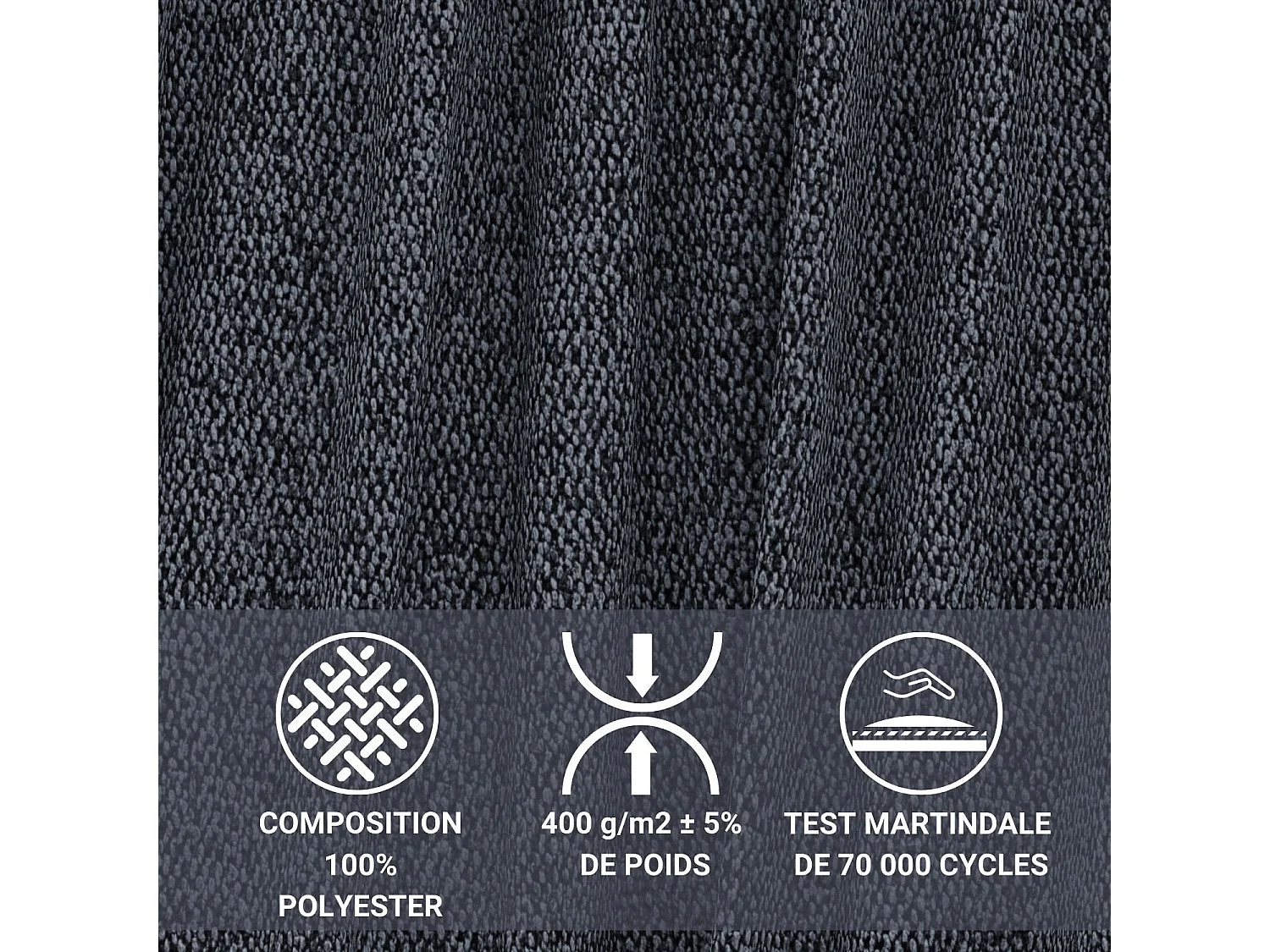 Canapé d'angle droit avec fonction lit en tissu tressé bleu gris VELTO