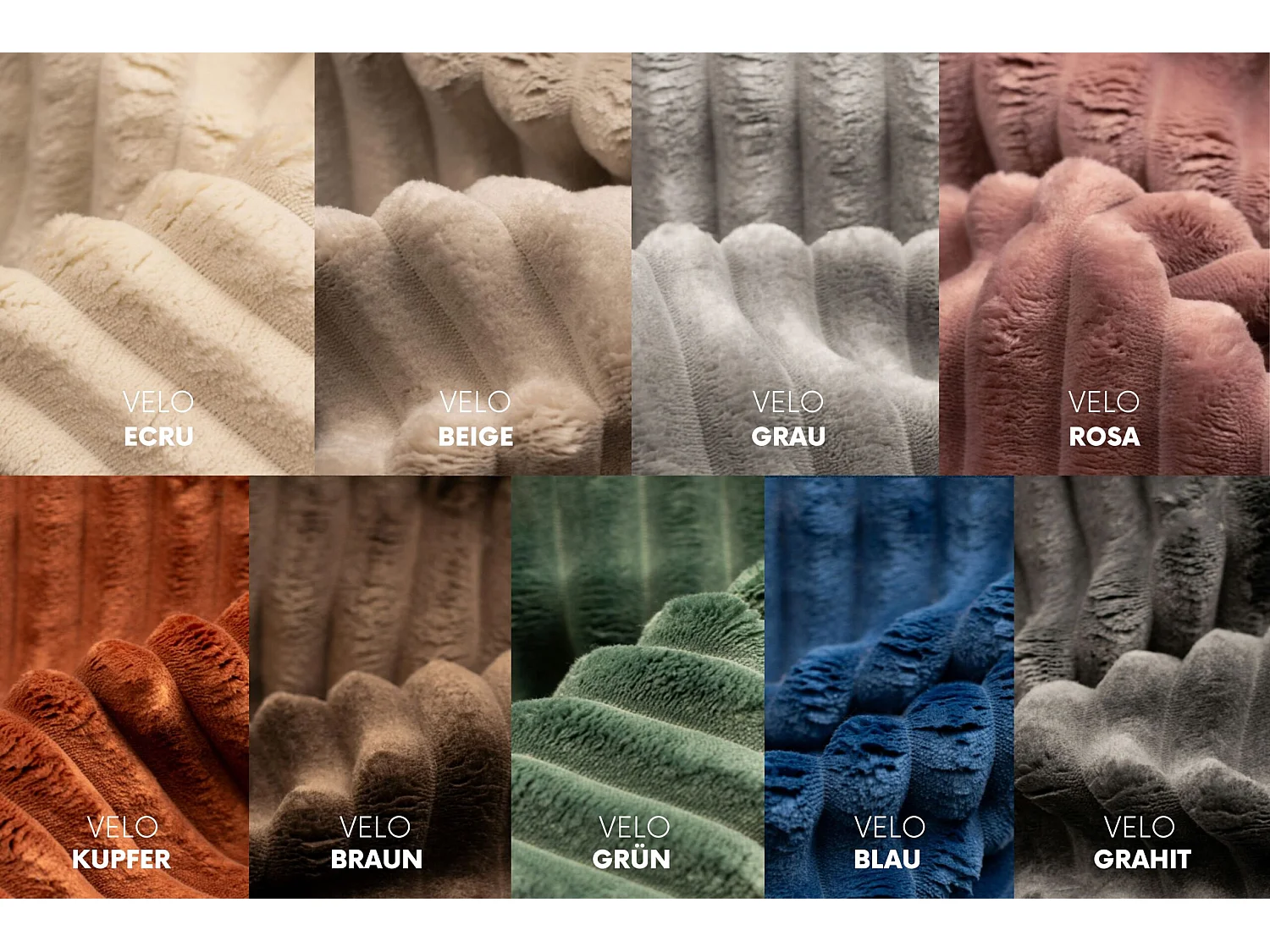 Canapé-lit, canapé avec fonction couchage et coffre de lit, DUO, tissu Velo, gris