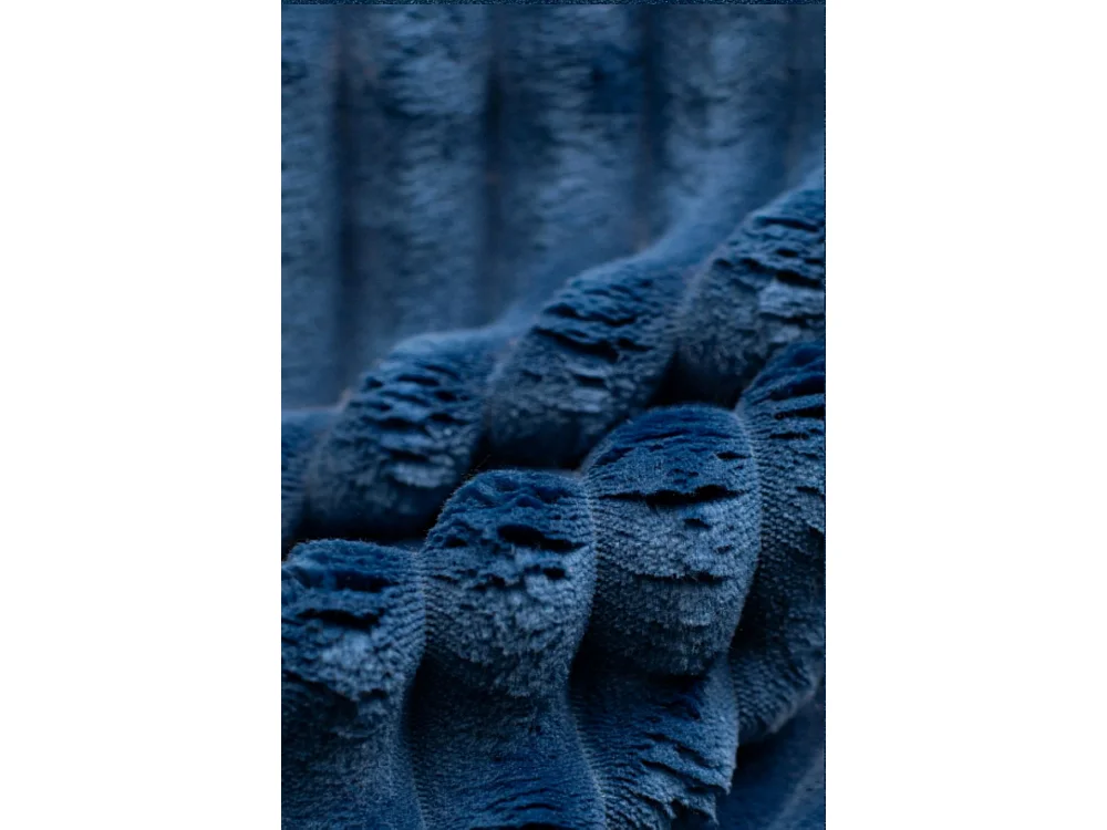 Slaapbank, bank met slaapfunctie en bedkast, DUO, stof Velo, blauw