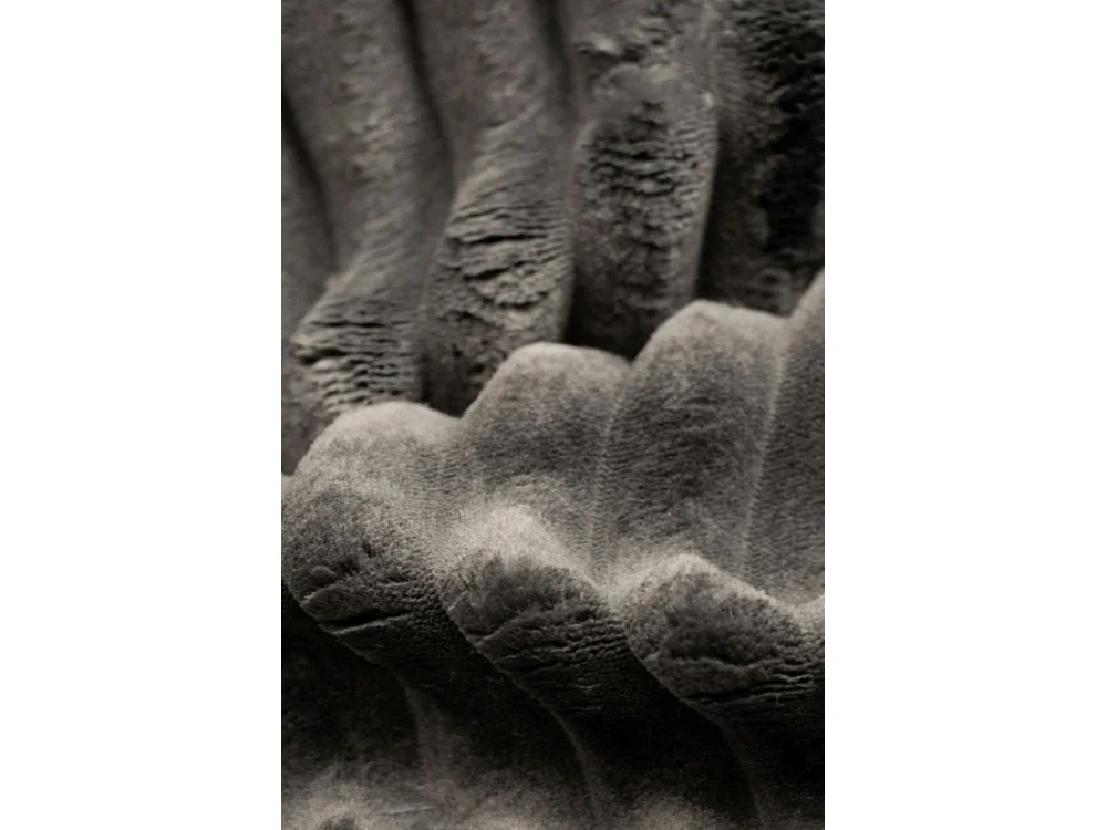 Canapé-lit, canapé avec fonction couchage et coffre de lit, DUO, tissu Velo, graphite