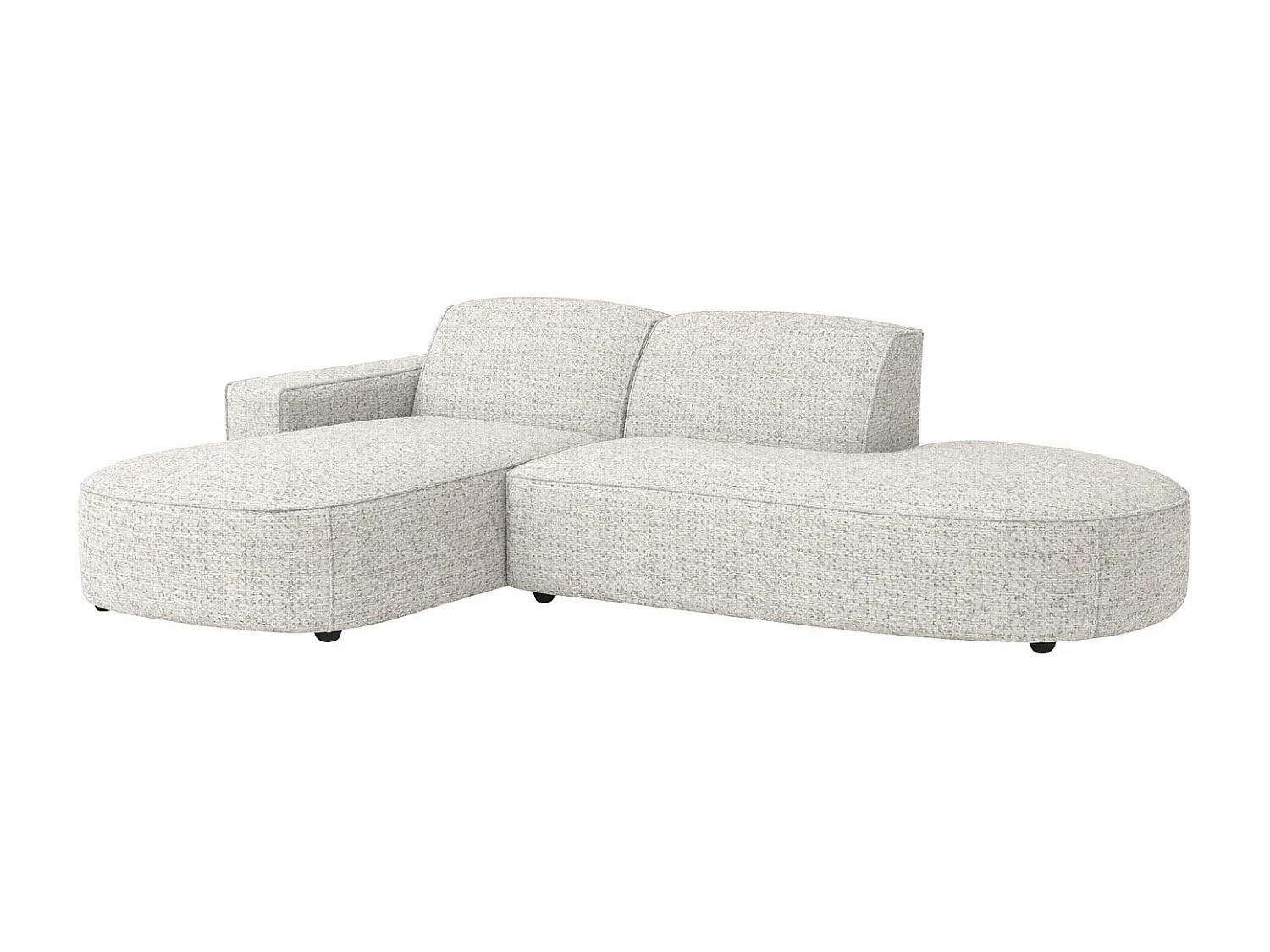 Cursal Atelier hoekbank, Artico stof, Nata, links