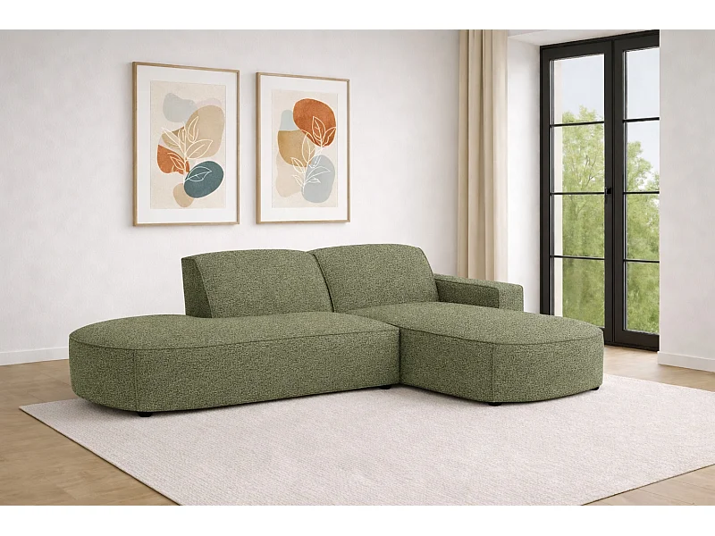 Narożnik Cursal Atelier, tkanina Artico, Moss, Prawy